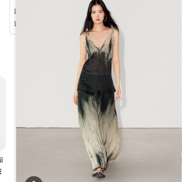 Massimo Dutti long tie dye print skirt nwt size 6 - Picture 1 of 2